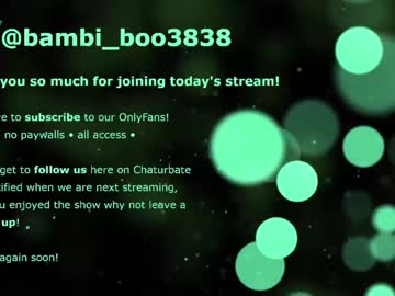 girl Sex Cam Girls Roleplay For Viewers On Chaturbate with bambi_boo3838